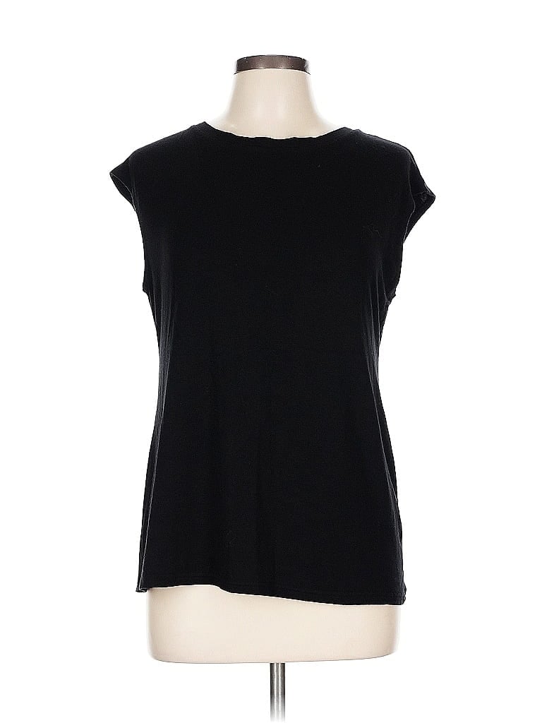 Click to view more detailed imagery on our partner's website Pre-owned Catherine Catherine Malandrino Short Sleeve Top Black Boatneck Tops
