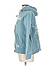 Life Is Good 100% Cotton Teal Zip Up Hoodie Size L - photo 4