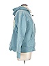 Life Is Good 100% Cotton Teal Zip Up Hoodie Size L - photo 3