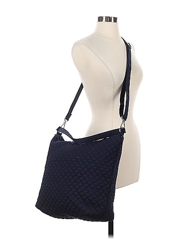 Vera Bradley Classic Navy Oversize Hobo Shoulder Bag (view 2)