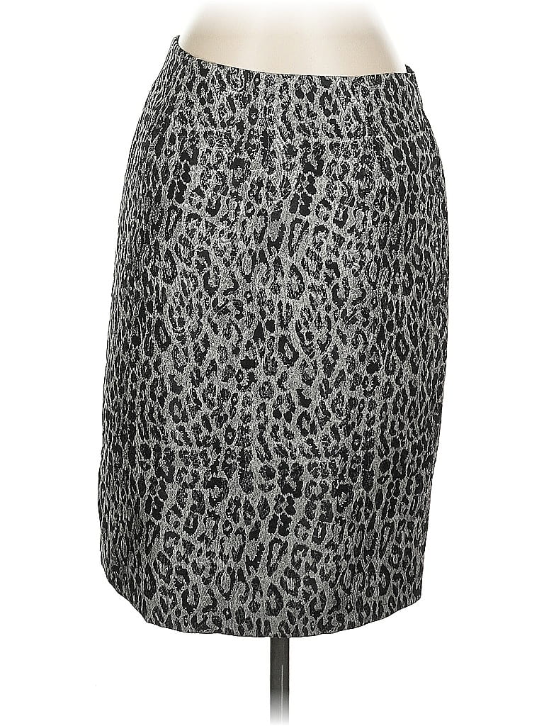 Pre-owned Sunny Leigh Casual Skirt In Gray