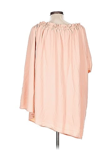 Peach Love 3/4 Sleeve Blouse (view 2)