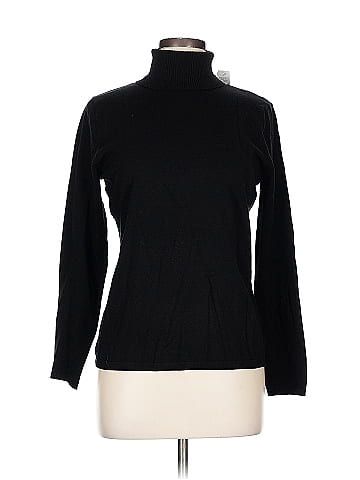 August Silk Turtleneck Sweater (view 1)