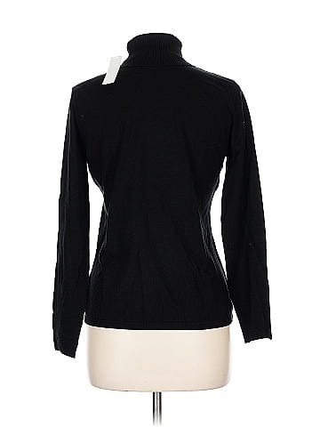 August Silk Turtleneck Sweater (view 2)