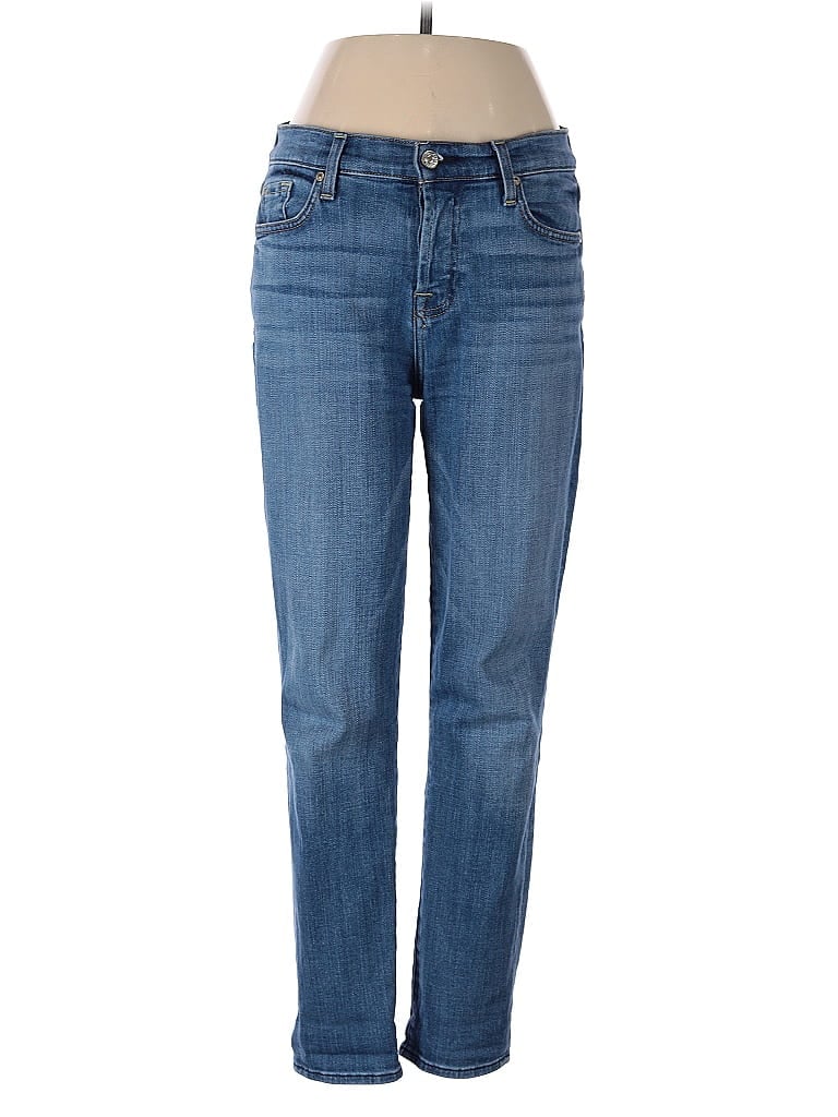 Pre-owned 7 For All Mankind Jeans In Blue