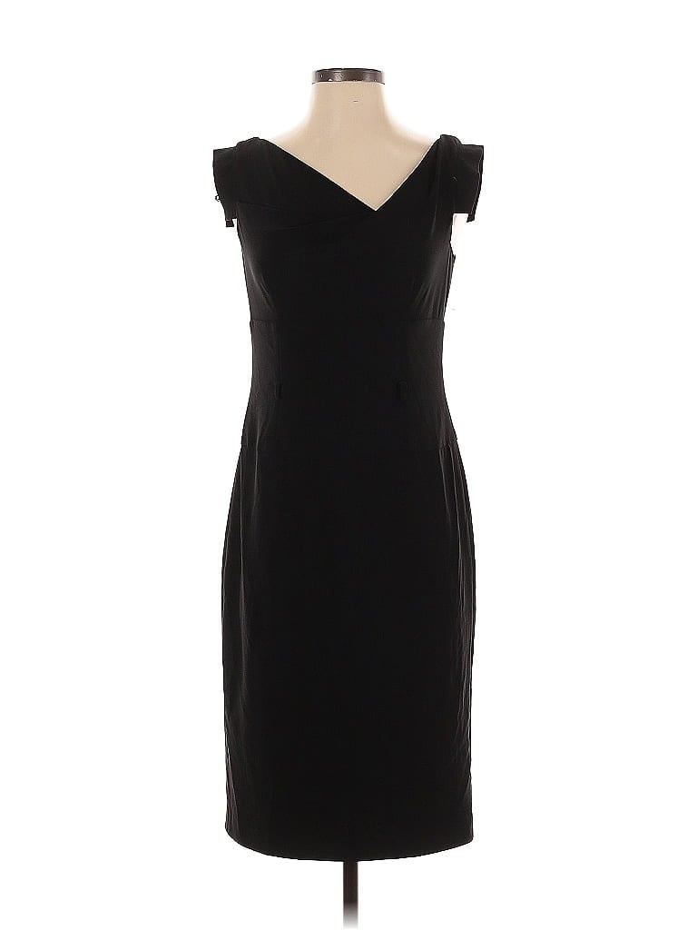 Pre-owned Adrianna Cocktail Dress In Black