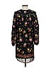 Allison Joy 100% Polyester Print Black Casual Dress Size XS - photo 2