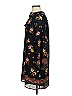 Allison Joy 100% Polyester Print Black Casual Dress Size XS - photo 5