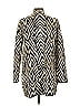 Kasper Chevron-herringbone Tan Cardigan Size L - photo 2