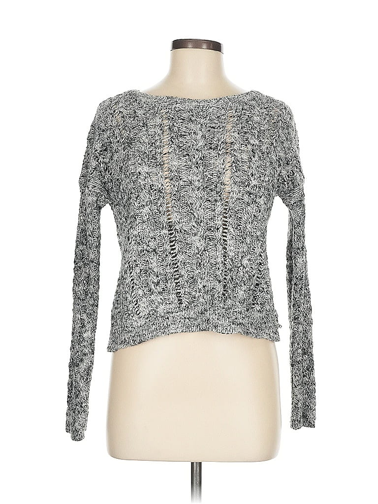 Pre-owned Polo Ralph Lauren Pullover Sweater In Silver