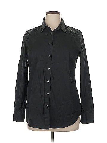Ann Taylor Long Sleeve Button-Down Shirt (view 1)
