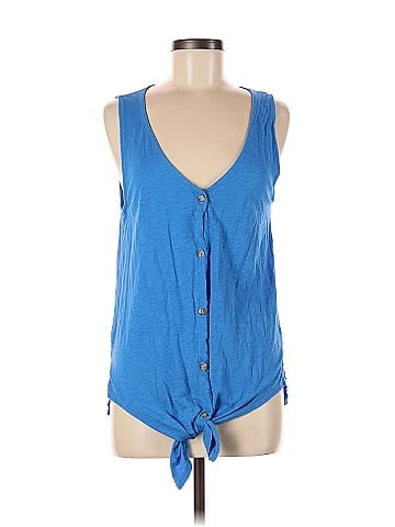t.la Sleeveless Button-Down Shirt (view 1)