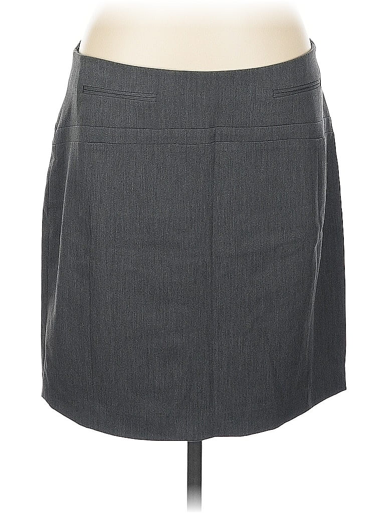 Pre-owned Express Casual Skirt In Gray