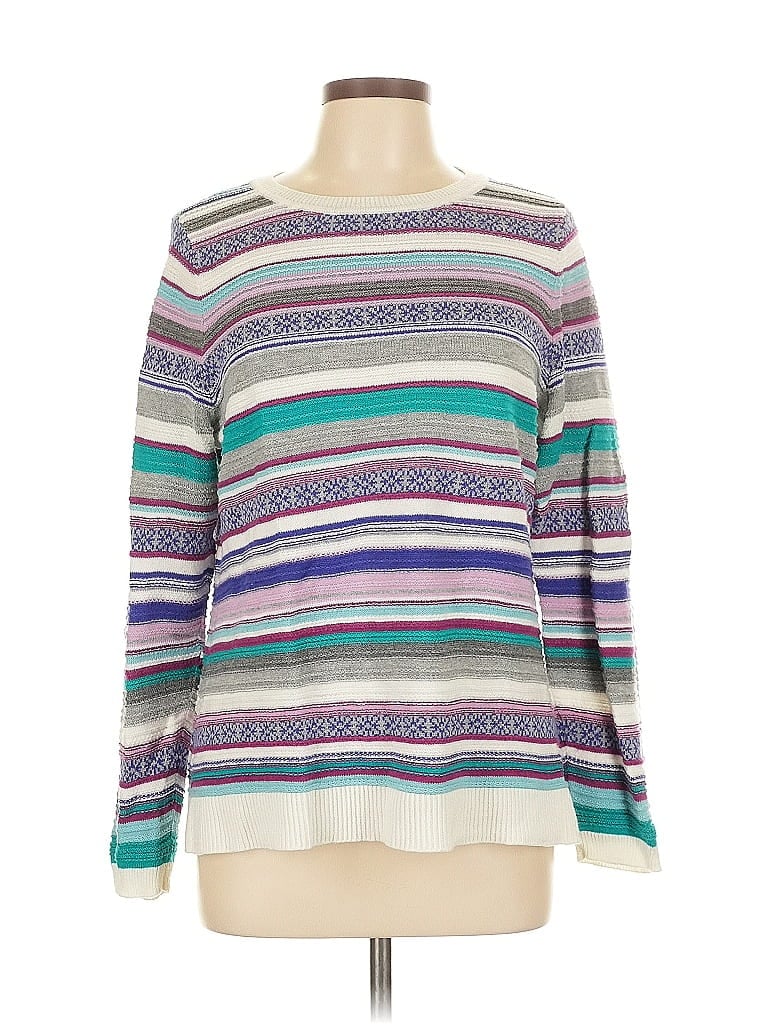 Pre-owned Talbots Outlet Pullover Sweater In Purple