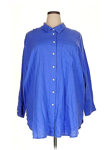 Future Collective 3/4 Sleeve Button-Down Shirt (view 1)