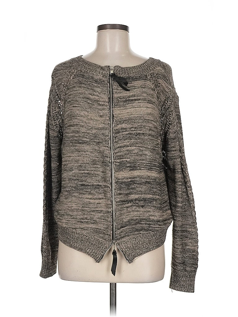 Pre-owned Konrad + Joseph Cardigan Sweater In Gray
