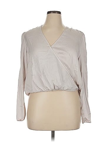 Veronica Beard Long Sleeve Silk Top (view 1)
