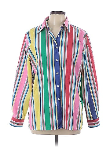 Foxcroft Long Sleeve Button-Down Shirt (view 1)