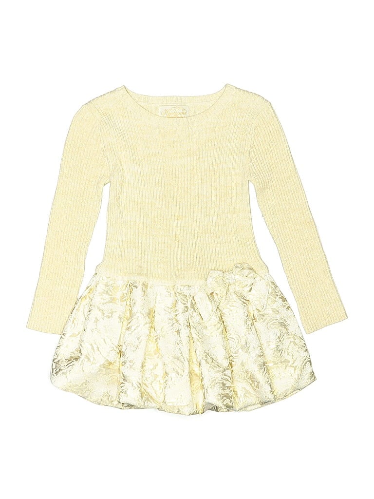 Click to view more detailed imagery on our partner's website Pre-owned Heirloom By Polly Flinders Kids' Dress In Yellow