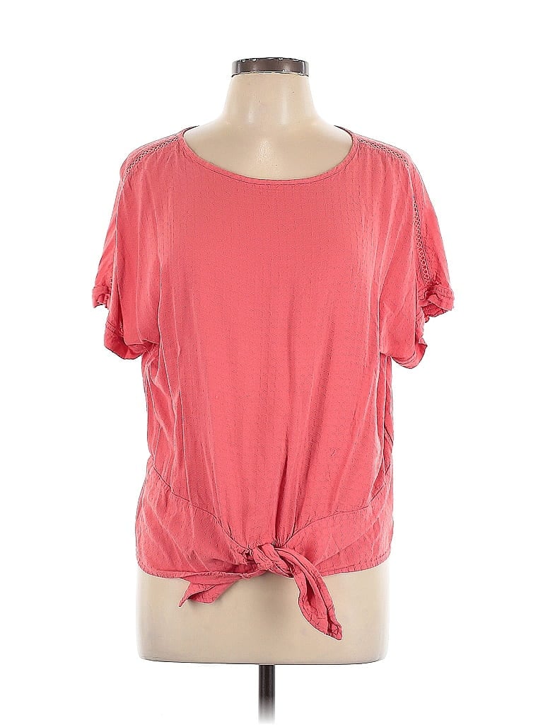 Pre-owned Buffalo By David Bitton Short Sleeve T-shirt In Pink