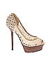 Bebe Ivory Tan Heels Size 9 - photo 1