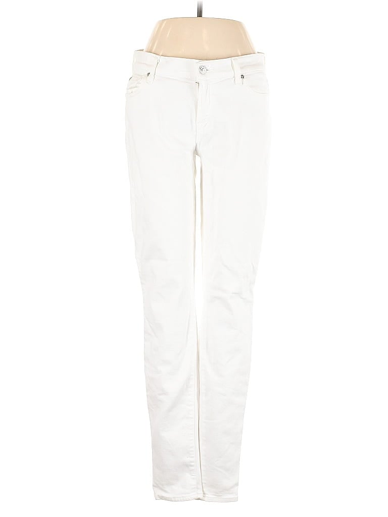Pre-owned 7 For All Mankind Jeans In White