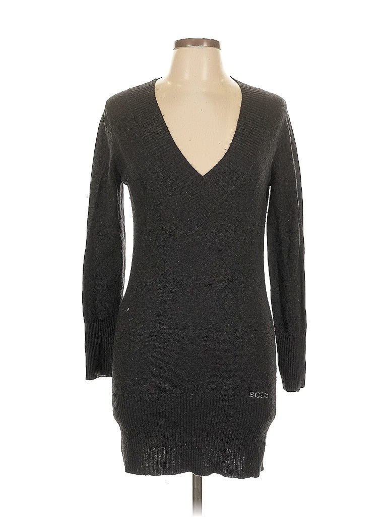 Pre-owned Bcbgmaxazria Pullover Sweater In Gray