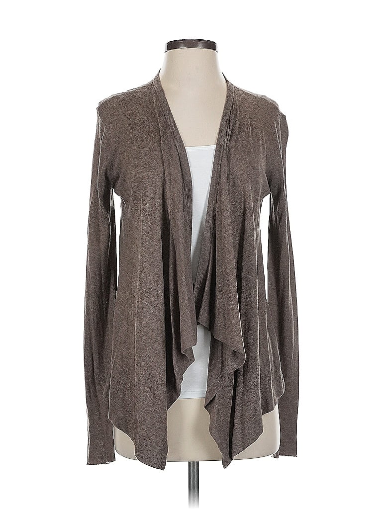 Pre-owned Ann Taylor Loft Cardigan Sweater In Gray
