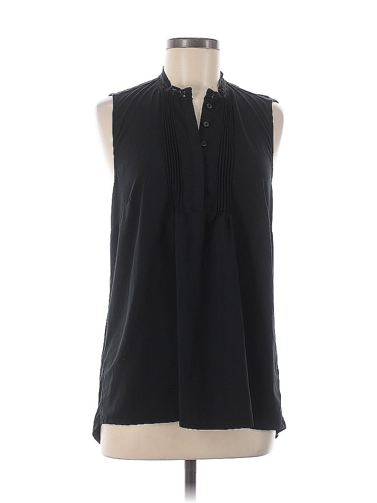 Pre-owned A New Day Sleeveless Blouse In Black