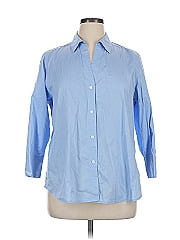 Foxcroft 3/4 Sleeve Button Down Shirt