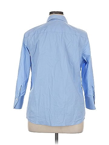 Foxcroft 3/4 Sleeve Button-Down Shirt (view 2)