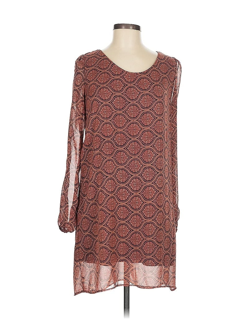 Pre-owned Paper Crane Casual Dress In Brown