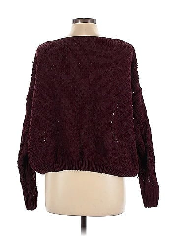 Woven Heart Pullover Sweater (view 2)