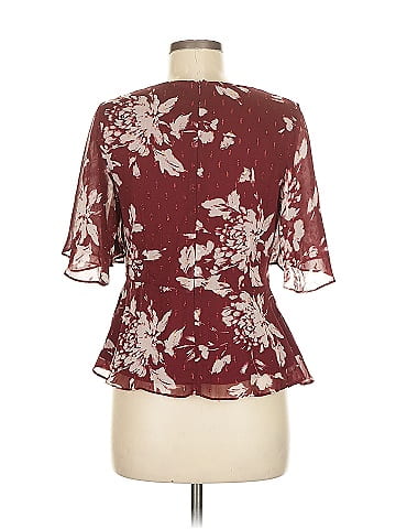 En Creme Short Sleeve Blouse (view 2)