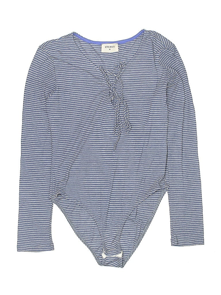 Pre-owned Everly Bodysuit In Blue