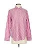 Xirena 100% Cotton Stripes Pink Long Sleeve Button-Down Shirt Size S - photo 1