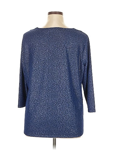 Sag Harbor 3/4 Sleeve Blouse (view 2)