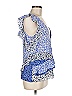 Tanya Taylor Blue Sleeveless Blouse Size 8 - photo 4