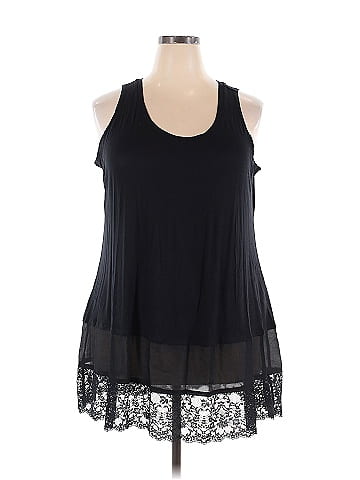 LOGO by Lori Goldstein Sleeveless Blouse (view 1)