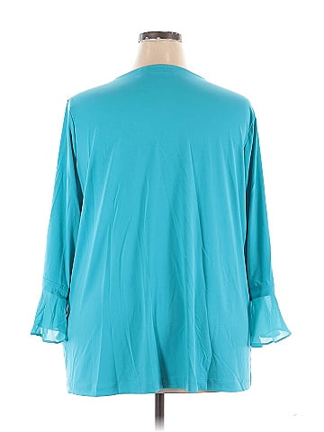 Susan Graver 3/4 Sleeve Blouse (view 2)
