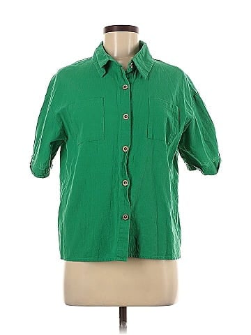 Assorted Brands 3/4 Sleeve Button-Down Shirt (view 1)