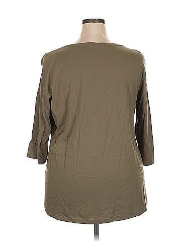 LOGO by Lori Goldstein 3/4 Sleeve T-Shirt (view 2)
