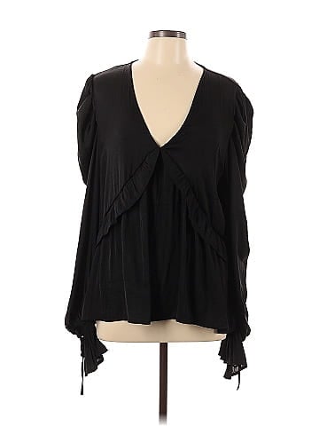 NA-KD 3/4 Sleeve Blouse (view 1)