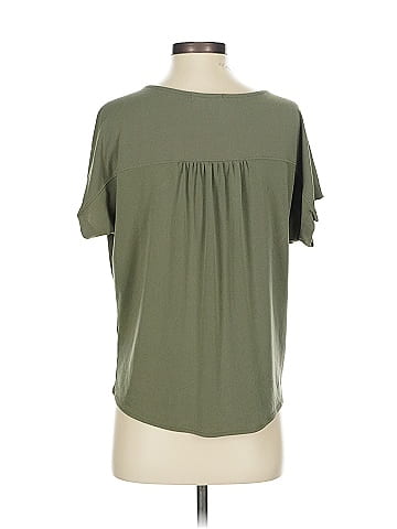 Green Envelope Short Sleeve Top (view 2)