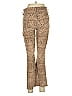 FRAME Denim Animal Print Brown Casual Pants Size 28 waist - photo 2