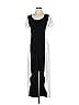 Marc New York Andrew Marc Color Block Black Casual Dress Size 10 - photo 1