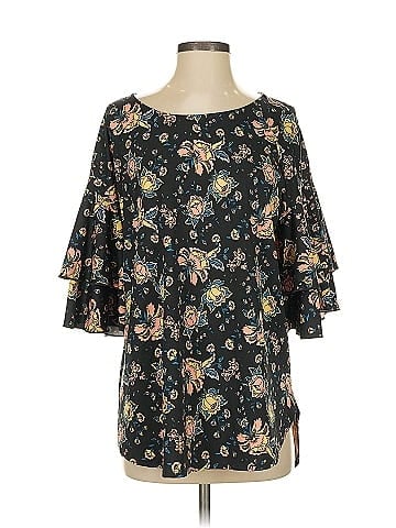 Honeyme 3/4 Sleeve Blouse (view 1)