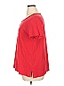 Anne Klein Sport Red Short Sleeve Henley Size 1X - photo 4