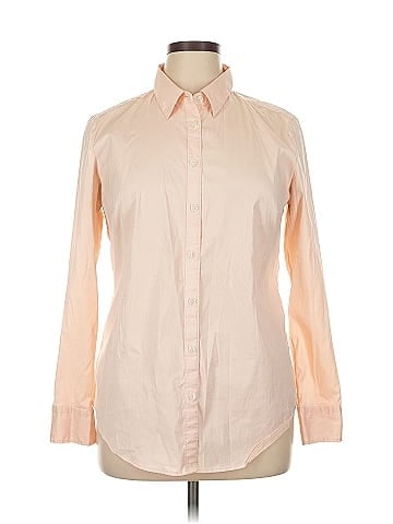 Ann Taylor Long Sleeve Button-Down Shirt (view 1)
