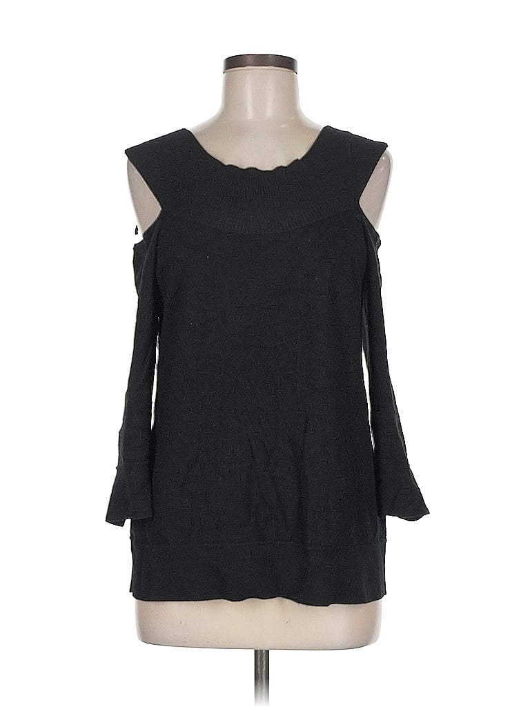 Pre-owned 7th Avenue Design Studio New York & Company Sweatshirt In Black